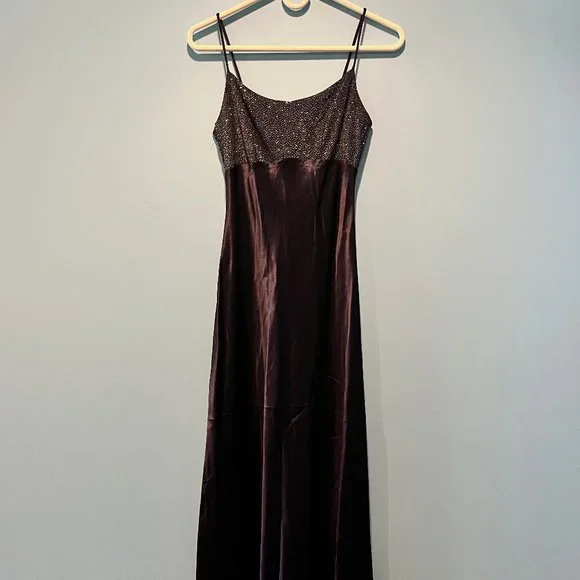 Y2k Formal Dress | Color: Purple/Silver | Size: 3/4 | Anniemsnelson's Closet